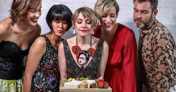 From left to right: Silvia Zuur, Jade Tang-Taylor, Lani Evans, Anna Guenther and Hugh Evans - the people behind Cheesecartel.com.